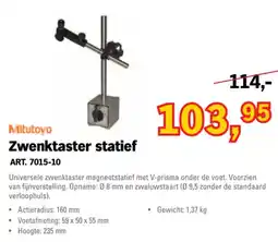 Toolspecial Mitutoyo Zwenktaster statief aanbieding