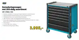 Toolspecial Gereedschapswagen met 265-delig Assortiment aanbieding
