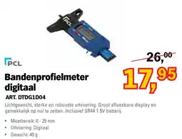 Toolspecial PCL Bandenprofielmeter digitaal aanbieding