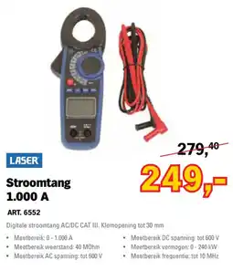 Toolspecial Laser Stroomtang 1.000 A aanbieding