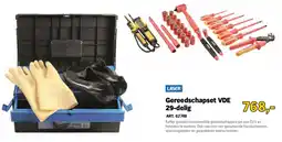 Toolspecial Laser Gereedschapset VDE 29-delig aanbieding