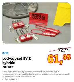 Toolspecial Laser Lockout-Set EV & Hybride aanbieding