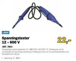 Toolspecial Laser spanningstester 12 - 600 v aanbieding