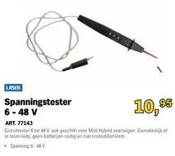 Toolspecial Laser spanningstester 6 - 48 v aanbieding