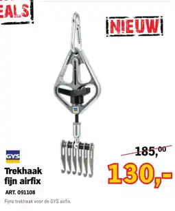 Toolspecial GYS trekhaak fijn airfix aanbieding