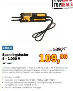 Toolspecial Laser spanningstester 6 - 1.000 V aanbieding