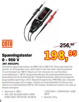 Toolspecial CATU Spanningstester 0 - 950 V aanbieding