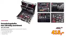 Toolspecial Kraftwerk Gereedschapskoffer met 158-delig assortiment aanbieding