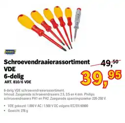 Toolspecial HAZET Schroevendraaierassortiment VDE 6-delig aanbieding