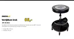 Toolspecial OmegaLift Vrijdbare kruk aanbieding