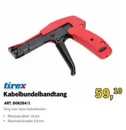 Toolspecial tirex kabelbundelbandtang aanbieding