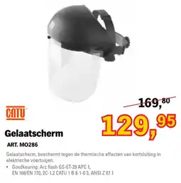 Toolspecial CATU Gelaatscherm aanbieding