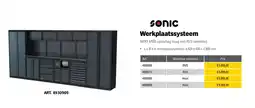 Toolspecial Sonic Werkplaatssysteem aanbieding