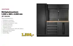 Toolspecial Kraftwerk Werkplaatssysteem 1.960 x 488 x 2.000 mm aanbieding