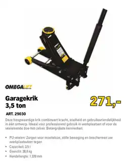 Toolspecial OmegaLift Garagekrik 3,5 ton aanbieding