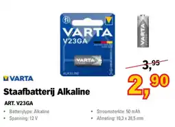 Toolspecial Varta Staafbatterij Alkaline aanbieding