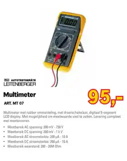Toolspecial Leitenberger Multimeter aanbieding