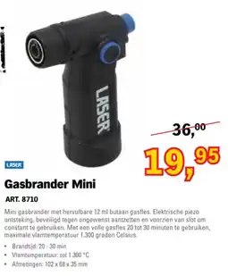Toolspecial Laser gasbrander mini aanbieding