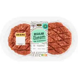 Jumbo Jumbo Regular Burger Rund- en Varkensvlees 2 Stuks aanbieding