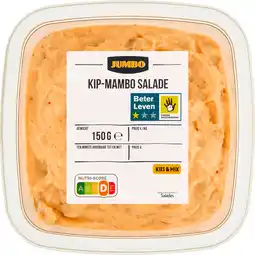 Jumbo Jumbo Kip-Mambo Salade 150 g aanbieding