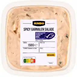 Jumbo Jumbo Spicy Garnalen Salade 150 g aanbieding