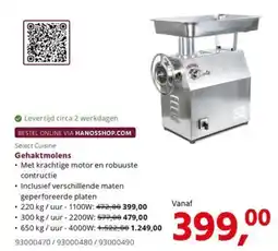 HANOS Select Cuisine Gehaktmolens aanbieding