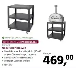 HANOS Clementi Onderstel Pizzaoven aanbieding