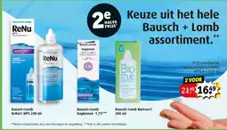 Kruidvat Keuze uit Het Hele Bausch + Lomb Assortiment aanbieding