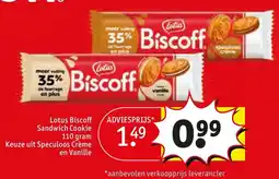 Kruidvat Lotus Bischoff Sandwich Cookie aanbieding