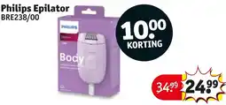 Kruidvat Philips Epilator BRE238/00 aanbieding