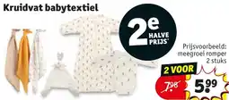 Kruidvat Kruidvat Babytextiel aanbieding