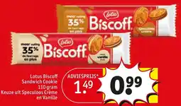 Kruidvat Lotus Biscoff Sandwich Cookie aanbieding