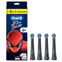 Trekpleister Oral-B iO Kids Spider-Man 6+ Jaar Opzetborstels aanbieding