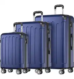 ANWB Trvlmore Kofferset 3 Delig 38L Blauw aanbieding