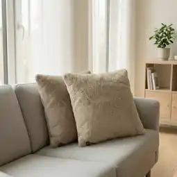 Action Warmtekussens set van 2 - taupe aanbieding