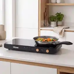 Action Tristar dubbele inductiekookplaat met grillplaat aanbieding