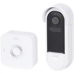 Action Omajin draadloze videodeurbel - wit aanbieding