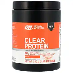 Holland & Barrett 2e product 50% korting | Optimum Nutrition Clear Whey Protein Isolate Peach - 240g aanbieding