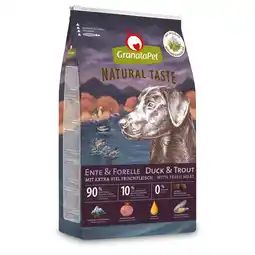 Zooplus 12kg Natural Taste Eend & Forel Granatapet Droog Hondenvoer aanbieding