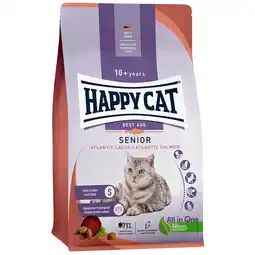 Zooplus Happy Cat Senior Atlantische Zalm Kattenvoer aanbieding