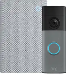 Coolblue Ring Batterij Video Deurbel 2e Generatie Zilver + Chime aanbieding