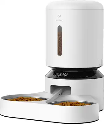 Coolblue Petlibro Automatische Voerbak dual PLAF006 Wit aanbieding