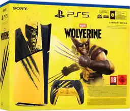 Coolblue PlayStation 5 Slim Digital Edition + Wolverine Battle Yellow Limited Edition aanbieding