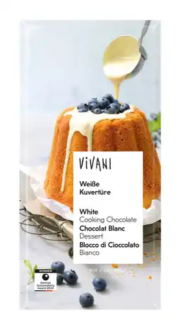 De Online Drogist Vivani White Cooking Chocolate aanbieding