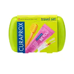 De Online Drogist Curaprox Travel Set Groen aanbieding