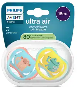 De Online Drogist Avent Ultra Air Fopspeen 18M+ aanbieding