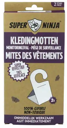 De Online Drogist Super Ninja Kledingmotten Vanger aanbieding