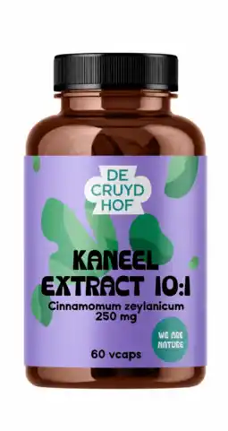De Online Drogist Cruydhof Kaneel Extract 10:1 Capsules aanbieding