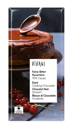 De Online Drogist Vivani Dark Cooking Chocolate aanbieding
