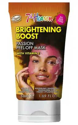 De Online Drogist 7th Heaven Brightening Boost Passion Peel-Off Masker met Vitamine C aanbieding